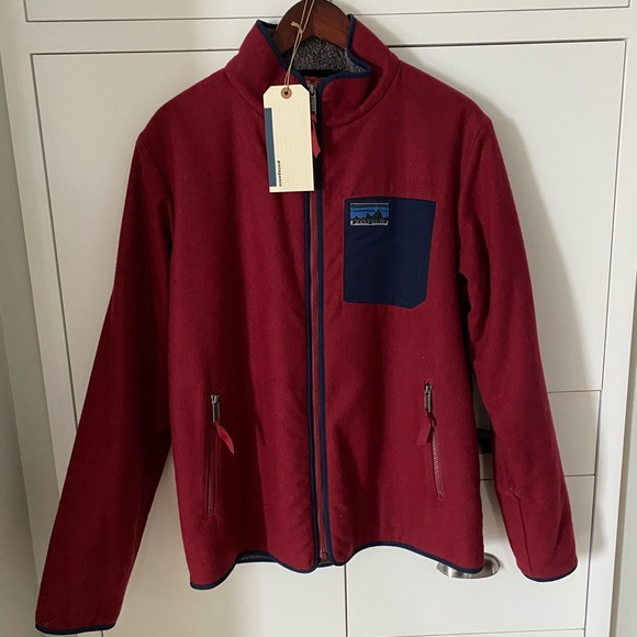 PATAGONIA Mesclun Retro-X Red Wool Deep Pile Fleece Legacy 40th AnniversaryM